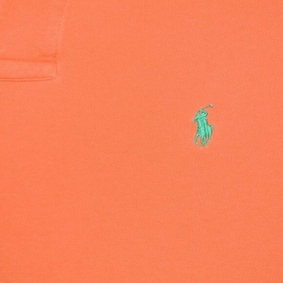 Polo Ralph Lauren men's XL Custom Fit Polo Shirt oRANGE - Picture 4 of 8